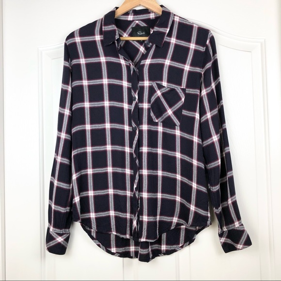 Rails Hunter Plaid Flannel Button Down Shirt - Picture 1 of 14
